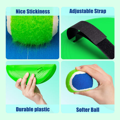Enhanced Toss and Catch Ball Game Set for Children, Ideal for Indoor and Outdoor Play, Perfect Gift for Easter Baskets for Ages 3 to 12+